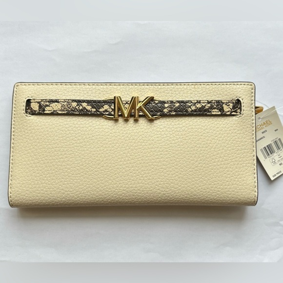MICHAEL KORS_Reed Large Leather Snap Flat Wallet - Picture 7 of 9